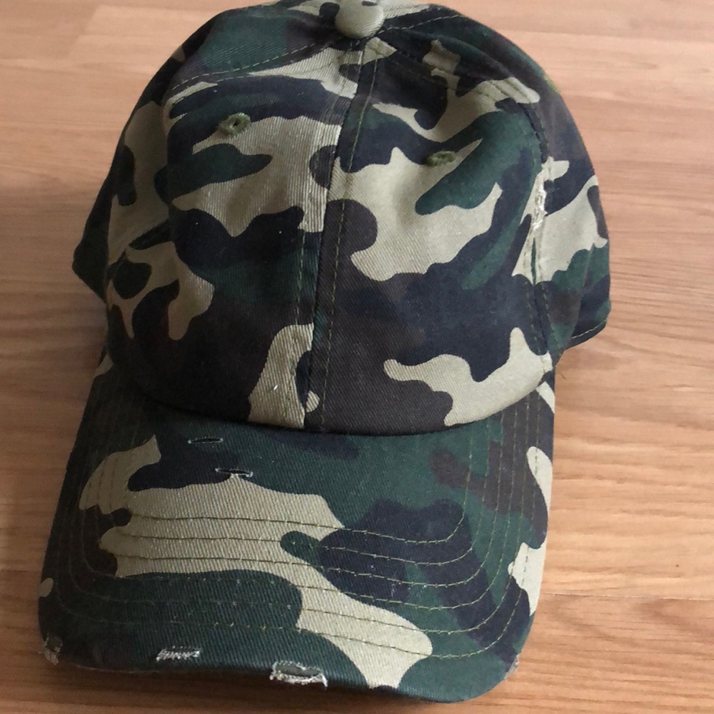 Camouflage hat!